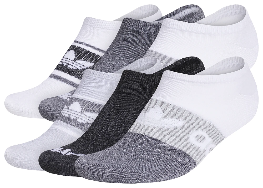 adidas Originals Superlite Statement 6 Pack No Show Socks  - Women's