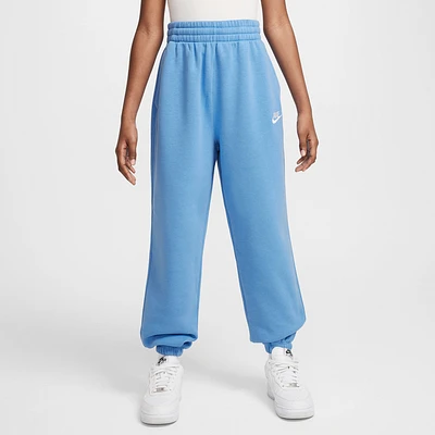 Nike NSW Club LBR Oversized Fleece Pants  - Girls' Grade School