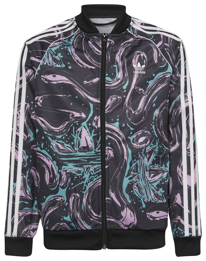 adidas Originals All Over Printed Superstar Track Jacket  - Girls' Grade School