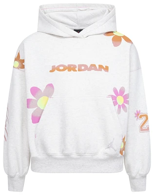 Jordan Deloris Flower Pullover  - Girls' Grade School