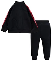 Jordan Boys Jacket And Pants Set - Boys' Preschool Black/White