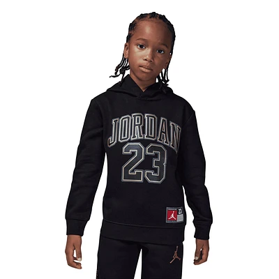 Jordan Boys HBR Fleece Pullover Hoodie - Boys' Preschool Black