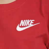 Nike Boys Nike NSW Embroidered Futura T-Shirt - Boys' Preschool Red/White Size 4