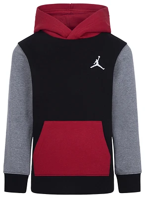 Jordan Boys MJ Essentials Pullover Hoodie - Boys' Preschool Carbon Heather/Red/Grey