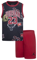 Jordan Boys Jordan 23 Printed Jersey Set - Boys' Preschool Gym Red/Black Size 4