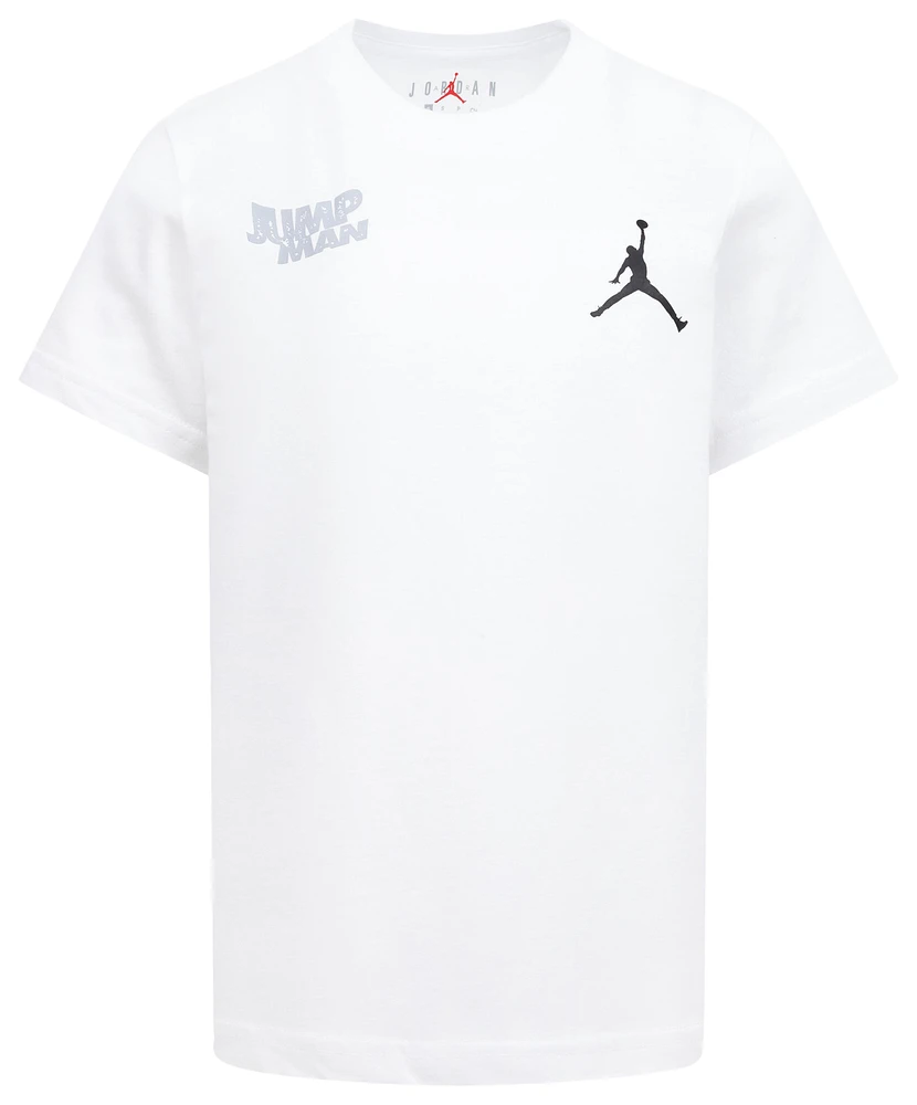 Jordan Boys Jordan Wavy Motion Jumpman - Boys' Preschool White/Grey/Black Size 6