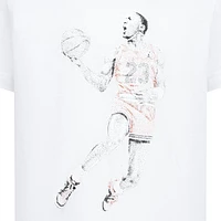 Jordan Boys Air Dots Short Sleeve T-Shirt - Boys' Preschool White/Red