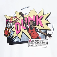 Jordan Boys Air Comics Dunk Short Sleeve T-Shirt - Boys' Preschool White/Red