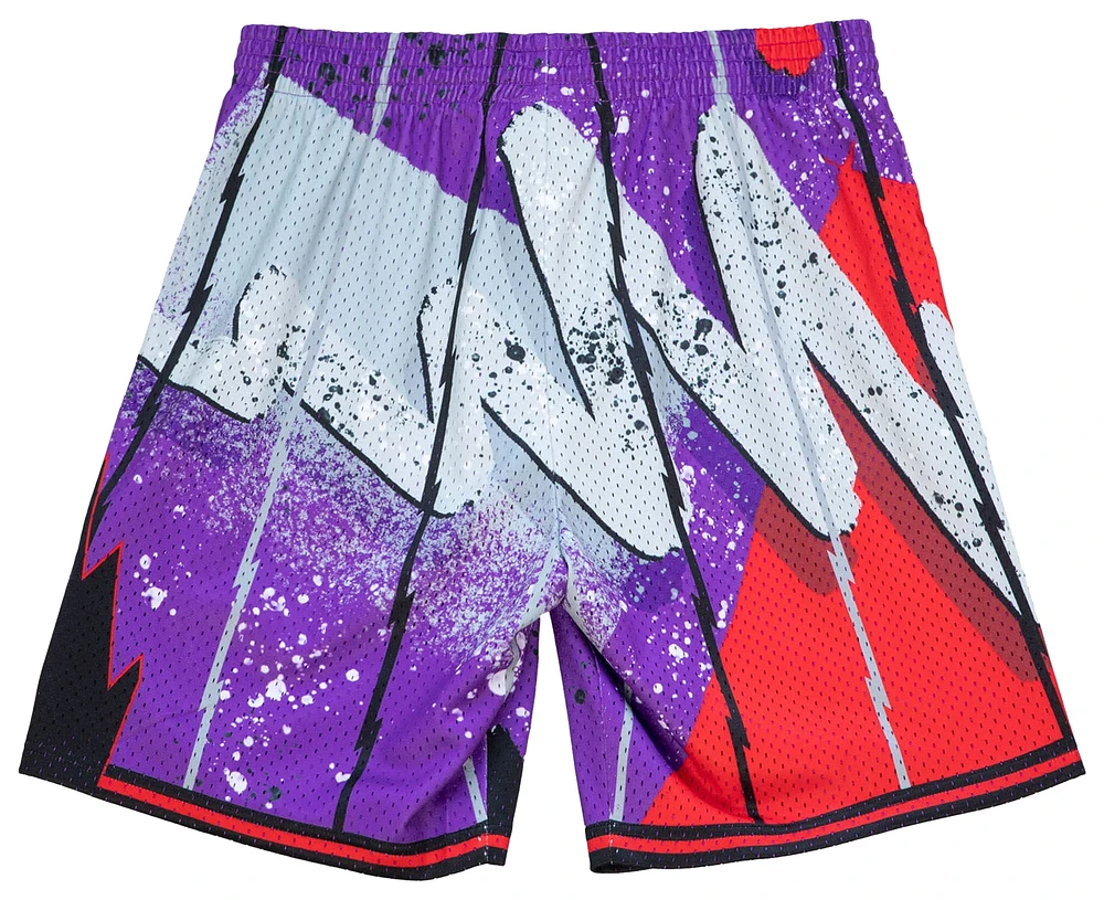 Mitchell & Ness Mens Raptors Hyp Hoops Shorts - Purple