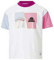 PUMA Girls LOL S&S Colorblock T-Shirt - Girls' Grade School White/Multi