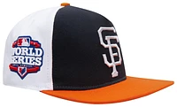 Pro Standard Pro Standard Giants Chrome Wool Snapback - Adult Black/Orange Size One Size