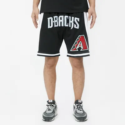 Pro Standard Diamondbacks Chrome Fleece Shorts - Men's