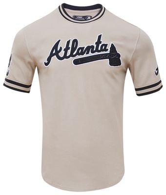 Men's Pro Standard White Atlanta Braves Red White & Blue T-Shirt