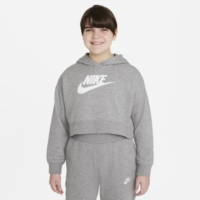 Nike HBR Crop Fit Hoodie  - Girls' Grade School