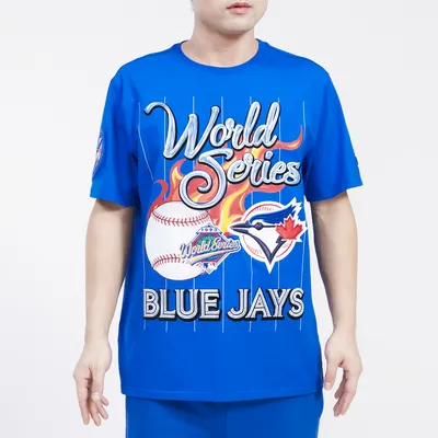 Pro Standard Mens Blue Jays Chrome T-Shirt - Blue/White