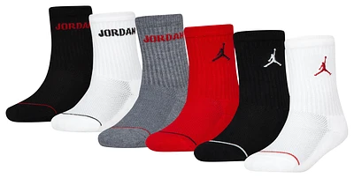 Jordan Legend 6 Pack Crew Socks  - Boys' Grade School