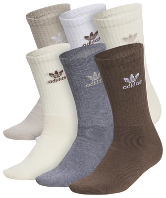 adidas Originals Trefoil 6-Pack Crew Socks  - Boys' Grade School