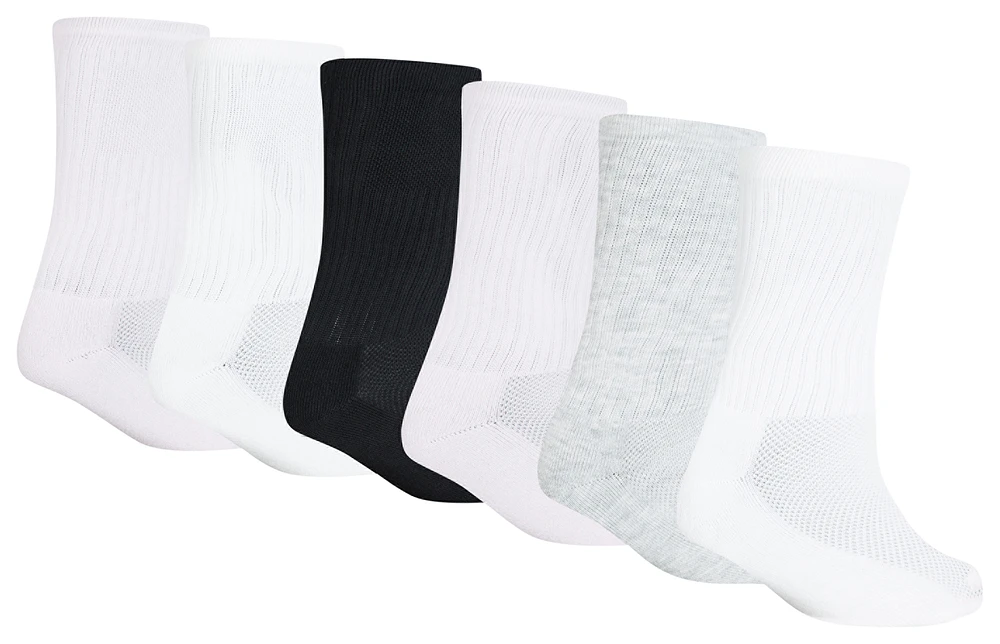 Jordan Legend Crew 6 Pack Socks  - Girls' Grade School