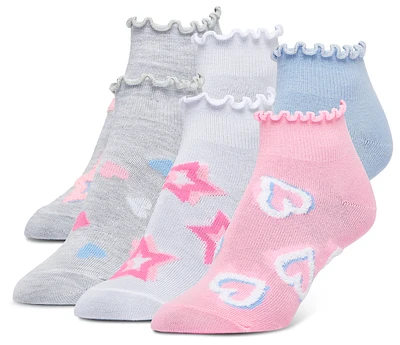 Implus Emballage de 6 paires de chaussettes courtes Sof Sole - Filles, Scolaire