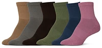 LCKR Paquet de 6 paires chaussettes courtes base - Adulte