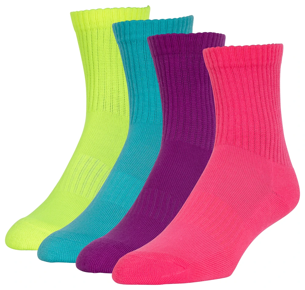 LCKR Womens LCKR 4 Pack Half Crew Socks