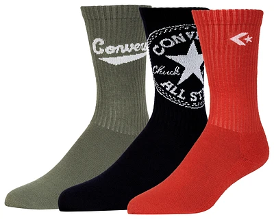 Converse Logo Mix Crew Socks  - Men's