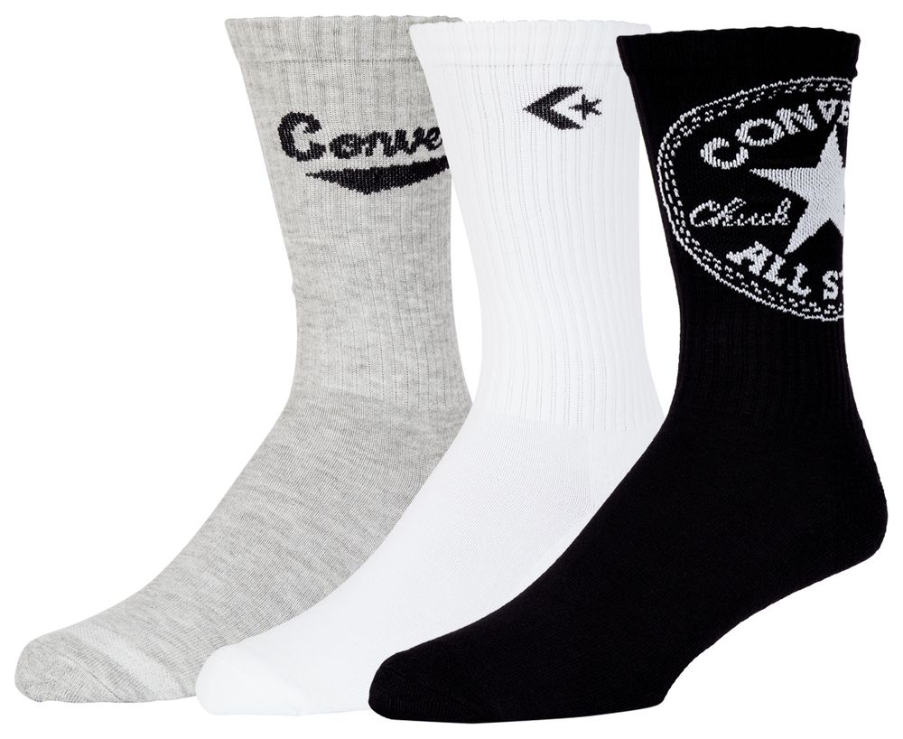 Converse Logo Mix Crew Socks  - Men's