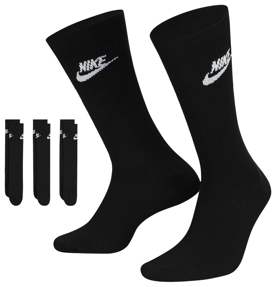 Nike 3 Pack NSW Crew Socks  - Men's