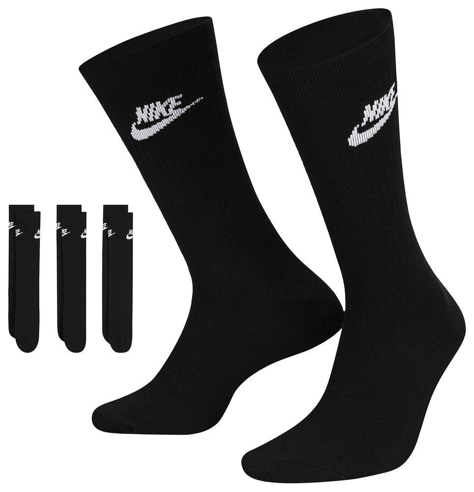 Olla de crack Pintura Operación posible Nike + Nike 3 Pack NSW Crew Socks - Men's | Galeries Capitale
