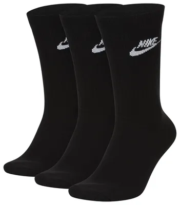 Nike Essential 3 Pack Crew Socks  - Men's