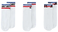 Nike Mens Everyday Essential Ankle Socks 3 Pack - White/Black/Blue