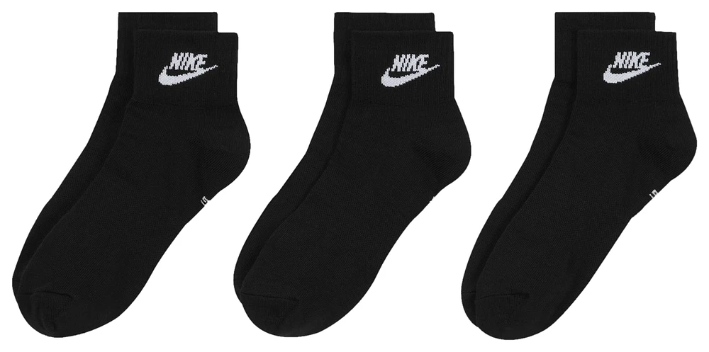 Nike 3 Pack Ankle Socks  - Men's