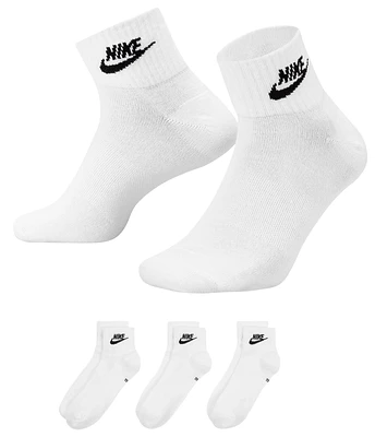 Nike 3 Pack Ankle Socks  - Men's