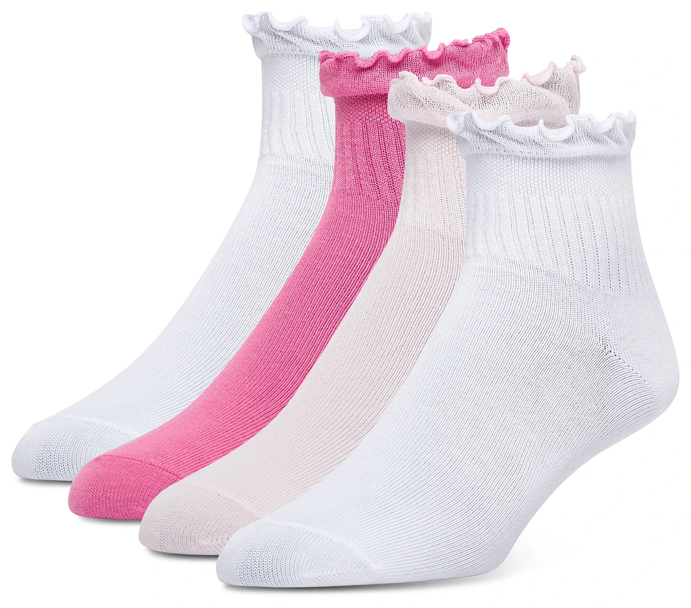 LCKR Ruffle Socks 4 Pack - Youth