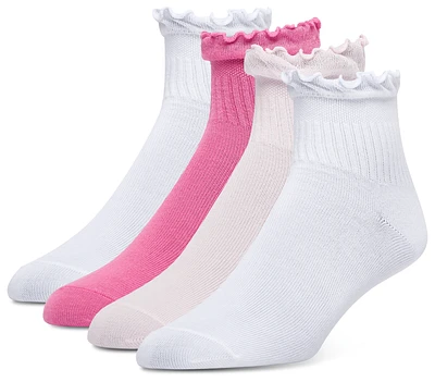 LCKR Ruffle Socks 4 Pack  - Youth