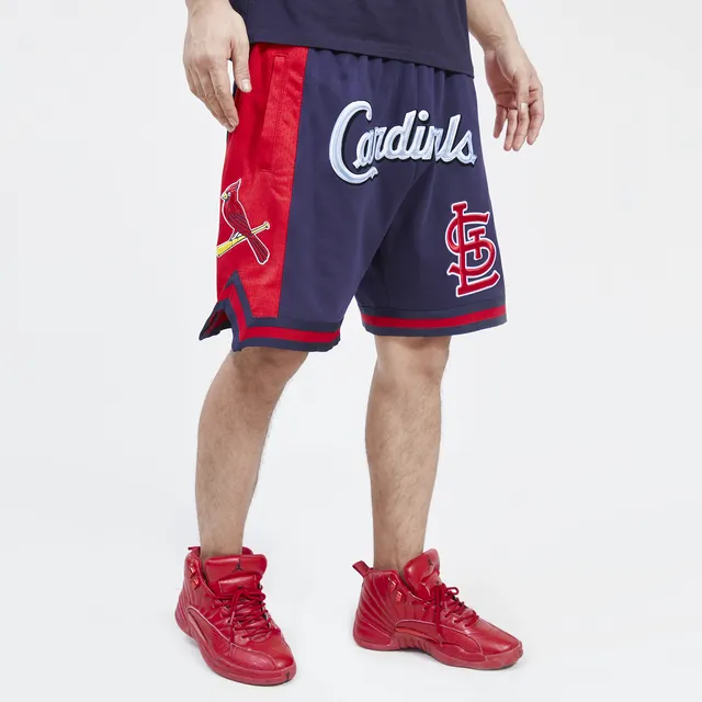 Pro Standard Mens CardinalsMash Woven Shorts - Red Size XXL