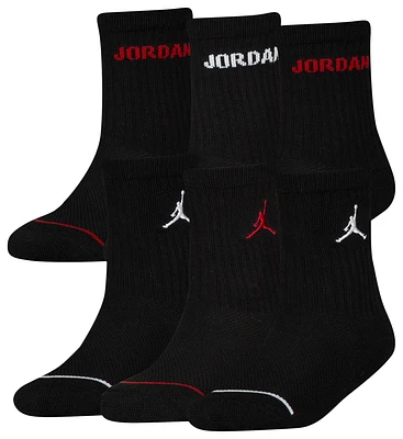 Jordan 6 Pack Crew Socks  - Boys' Grade School