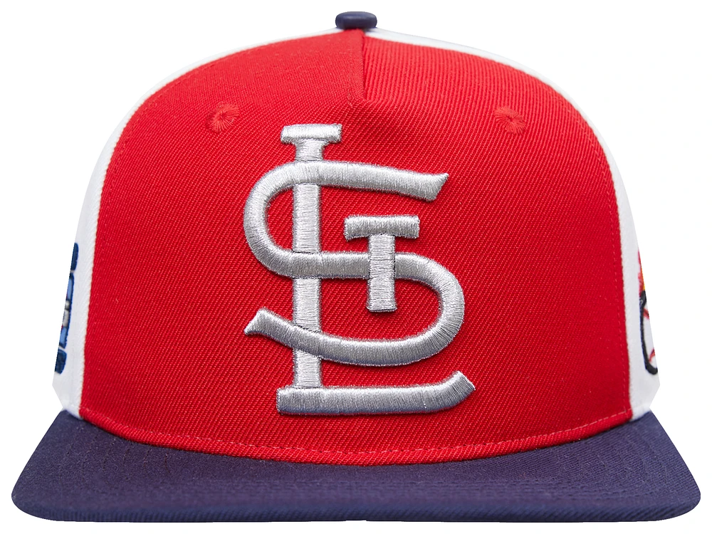 Pro Standard Pro Standard Cardinals Chrome Wool Snapback - Adult Red/ Midnight Navy Size One Size