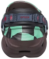 Crocs Boys Echo Clogs Tanjiro - Boys' Grade School Shoes Brown/Green