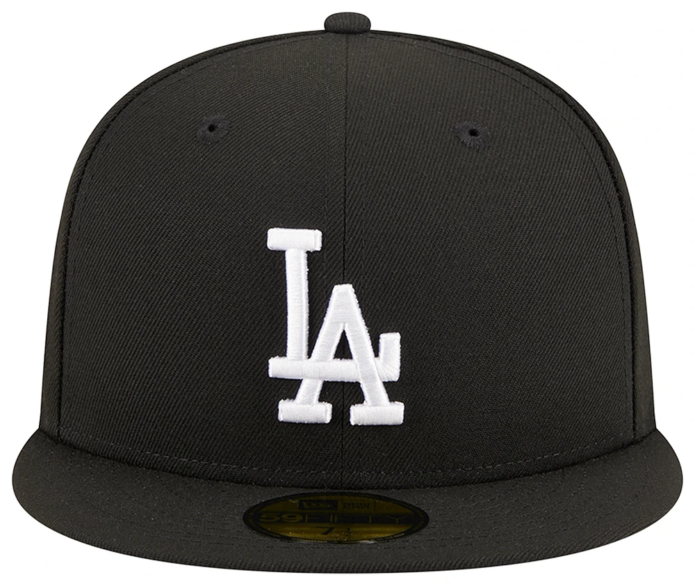 New Era Dodgers 5950 Evergreen Side Patch Fitted Hat  - Adult