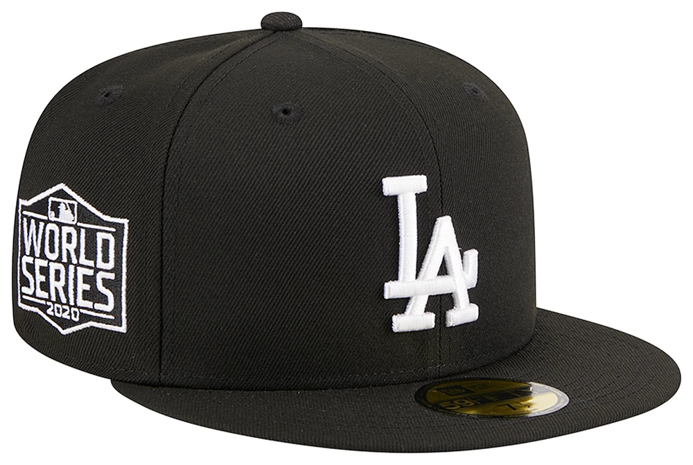 New Era Dodgers 5950 Evergreen Side Patch Fitted Hat  - Adult