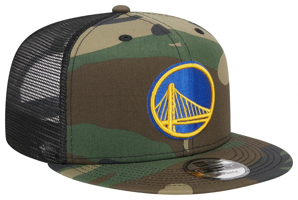 New Era Warriors Trucker Cap  - Men's