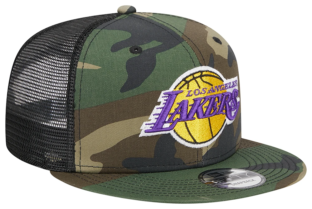 New Era Lakers Trucker Cap  - Men's