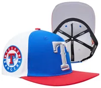 Pro Standard Rangers Chrome Wool Snapback - Adult