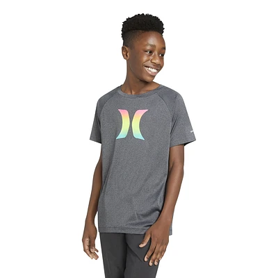 Hurley Ombre Icon UPF T-Shirt  - Boys' Grade School