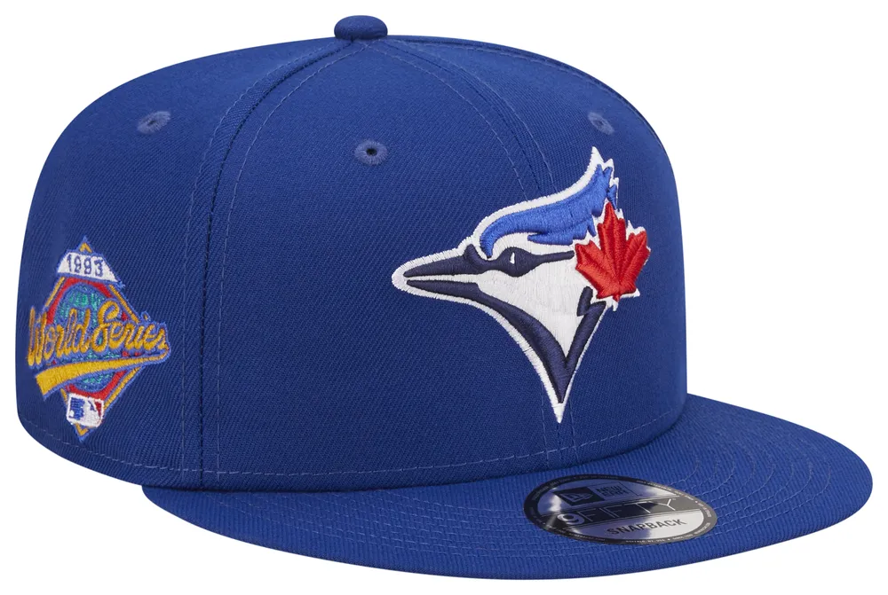 Youth Toronto Blue Jays New Era Royal Patch Trucker 9FORTY Snapback Hat