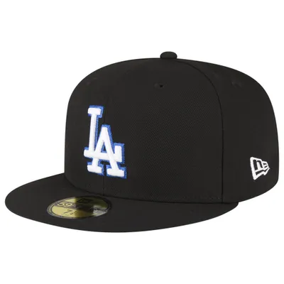 Mens Los Angeles Dodgers Dodgers 59Fifty Metallic Logo Cap - Mens