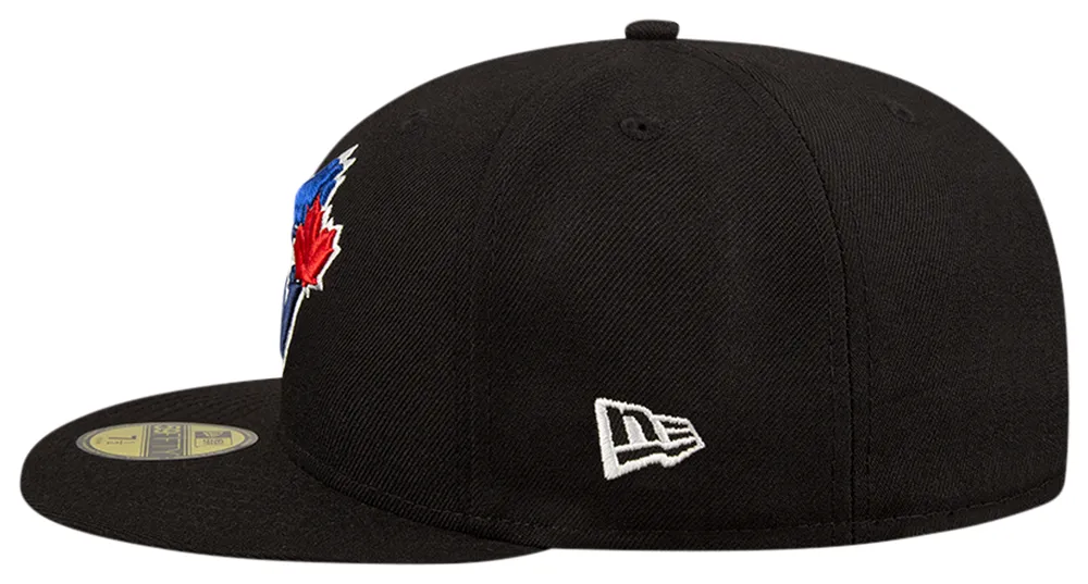 New Era 59FIFTY Toronto Blue Jays Metallic Logo Series Fitted Hat Black