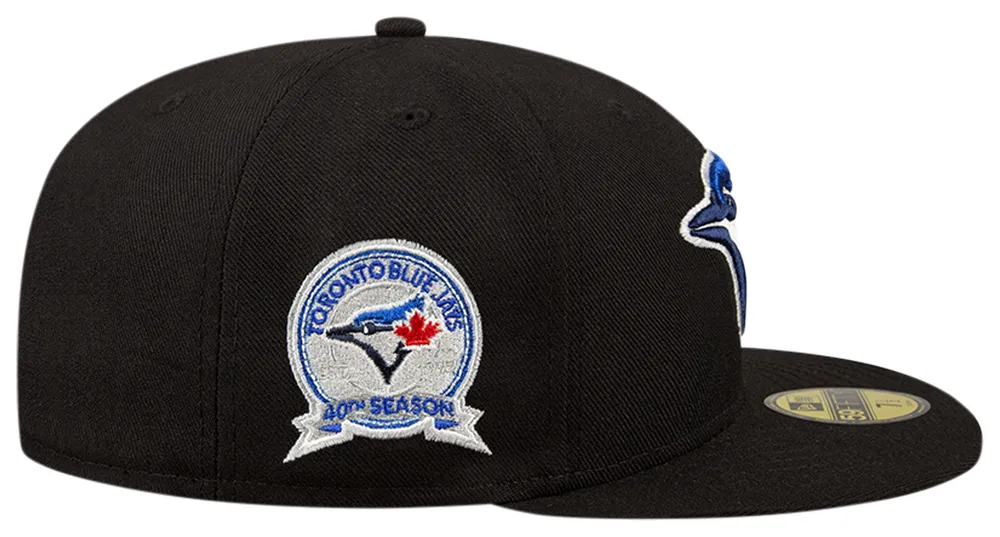 New Era 59FIFTY Toronto Blue Jays Metallic Logo Series Fitted Hat Black