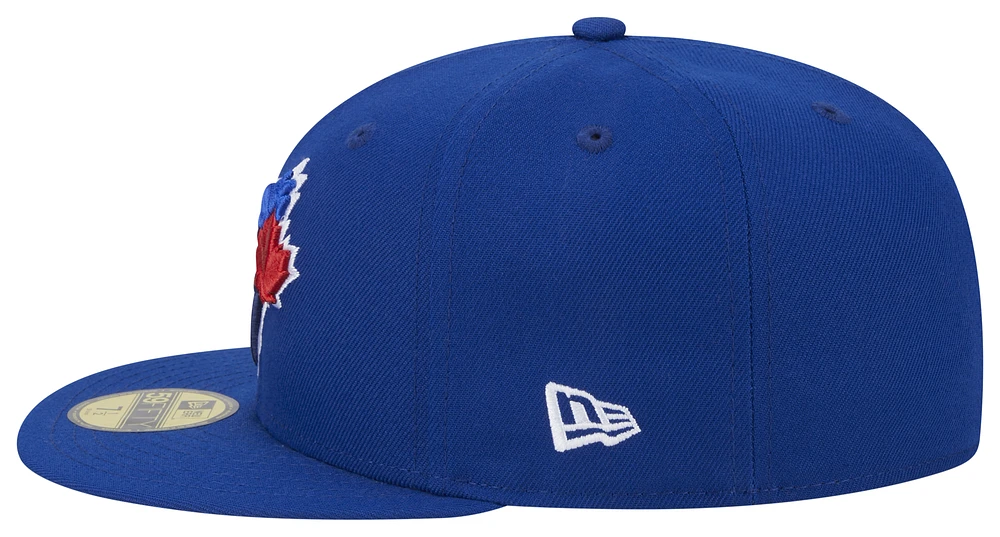 New Era Blue Jays 5950 Evergreen Side Patch Fitted Cap  - Men's